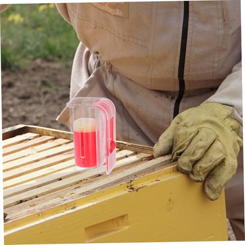 Queen Marking Bottle Reusable Plastic Beekeeping Tool for Hive Management Leak-Resistant Cap Easy Beekeepers for Queen Identification