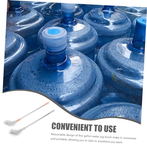 2pcs Jug Brush Long Handle Water Bottle Cleaner Easy Cleaning Brush for Home Office Random Color