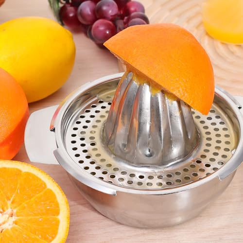 304 Stainless Steel Fruit Lemon Orange Manual Juicer Household Kitchen Small Creative Hand Juicer