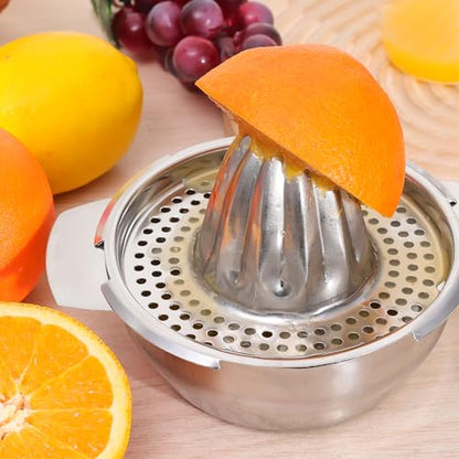 304 Stainless Steel Fruit Lemon Orange Manual Juicer Household Kitchen Small Creative Hand Juicer