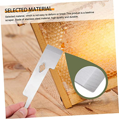 Stainless Steel Scraper for Frame Hive Beehive Scraping Tool Beekeeping Lifter Scraper Beekeeper Supplies Dual Use Tool