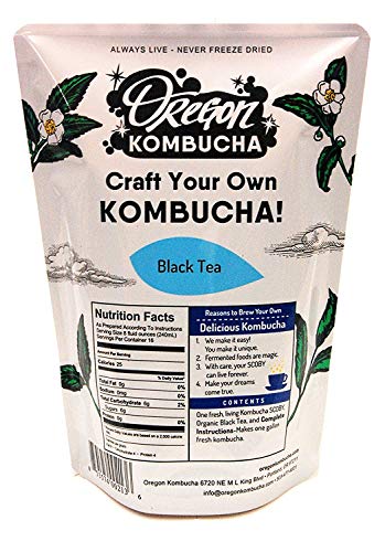 Oregon Kombucha, Black Tea Kombucha Starter Kit, 16.8 Ounce