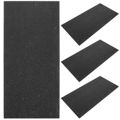 4pcs Beehive Wax Coated Foundation Sheet, 16.7x8.4in Deep Beeswax Honeycomb Foundation Sheet for Beekeeping, Bee Frame Crafting, Black - color: Black