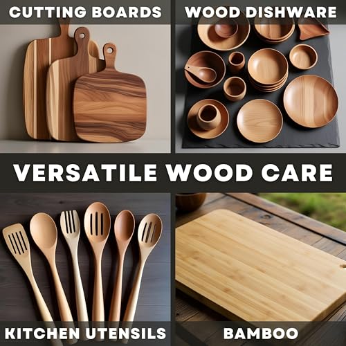 Rhino Wax Coconut Cutting Board Wax 2oz - Natural Blend of Oils and Waxes (NO Mineral Oil) - No Mess with Easy Twist-Up Applicator - Condition and Protect Wood Surfaces - Food Safe - Made in the USA - size: 2 Ounce