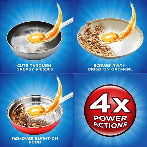 Finish Gelpacs Dishwasher Detergent Pods, Quick Dissolving Cleaning Power, Fights Grease & Dried-On Food, Easy-to-Use Pre-Measured Dishwasher Soap, Orange Scent, 84 Count - size: 84 Count (Pack of 1)