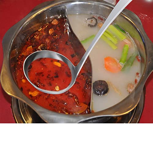Tenta Kitchen 3oz/85ml Stainless Steel Small Soup Ladle Spoon Stainless Steel,11.5"x 3.6" – One-piece Professional Ladle With Hook And Hole For Convenient Hanging - size: 3oz Solid Ladle