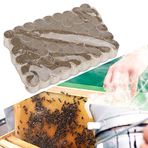 54PCS Bee Hive Smoker Pellet Fuel, Burning 20 Minutes, Beehive Inspection Tool Used to Soothe Bees, Beehive Smoker Set