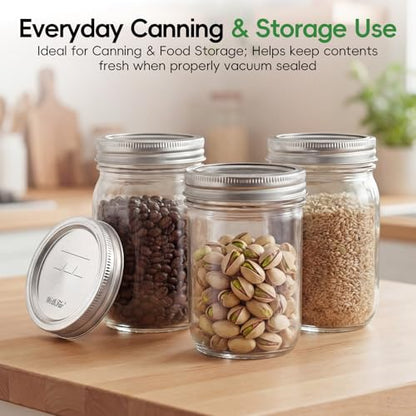 Canning Lids, Mason Jar Lids for Regular Mouth Mason Jars, 2.76 in(70 mm), Superb Reusable Lids & Rings, Compatible with Ball Mason Jars and Other Brands, Food-Grade & Airtight for Canning Jar - size: 10Lids + 10Rings for Regular Mouth Jar
