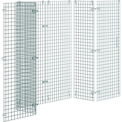 18" x 48" x 61" NSF Commercial Heavy Duty Green Epoxy Wire Security Cage Kit, Metal - color: Green, size: 18" x 48" x 61" Only Security Cage