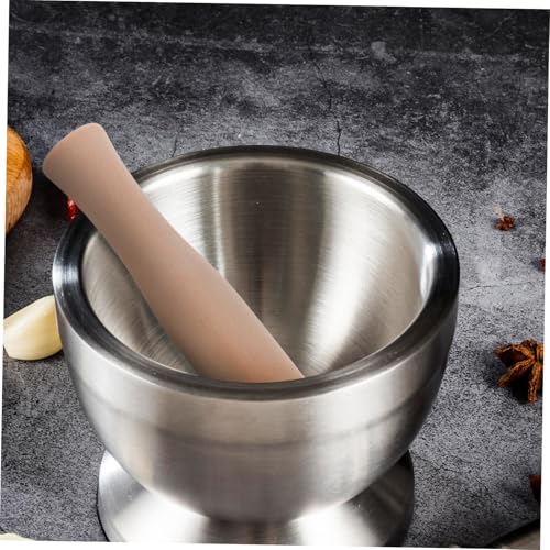Unomor 2 pcs Beech Wood Muddler Grinding Sticks for Garlic Ginger Chili Herbs Crushing Kitchen Rods with Ergonomic Handles for Food Preparation and Mashed Potatoes