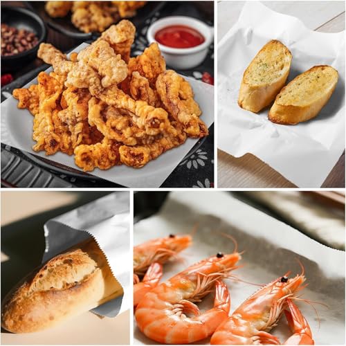 EcoDispose 2000 Count 10" x 10-1/2" Precut Pop Up Deli Paper Sheets, Interfolded Heavy Duty Oil-Resistant White Paper for Bakery, Food Wrap, Serving, Oven, Air Fryer & Microwave - color: White, size: 10"x10.5"inch