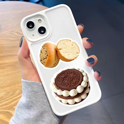 50Pcs Cute Dessert Stickers, Waterproof Vinyl Sweet Treat Decals for Water Bottle Laptop Suitcase Skateboard Scrapbook Journal, Kawaii Food Snack Labels for Kids Teens Girls DIY Craft Gift Supplies - color: Cute Dessert-1