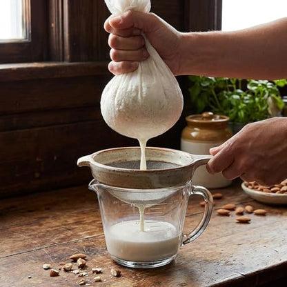 Grade 100 Cheesecloth for Straining,Unbleached Cotton Cheese Cloth | 20x20 Inch Pre-cut Reusable Hemmed Edge Ultra Fine Mesh, Washable Strainer for Greek Yogurt Nut Milk Juicing Cooking Baking