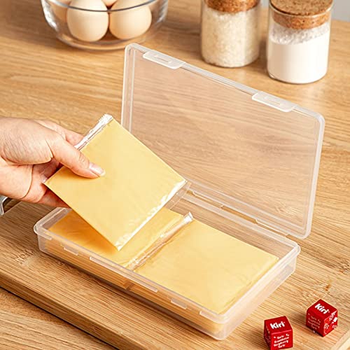 2 Pack - Cheese Storage Containers with lids airtight, Keeps Cheese Fresh and Delicious Cheese Box for Fridge