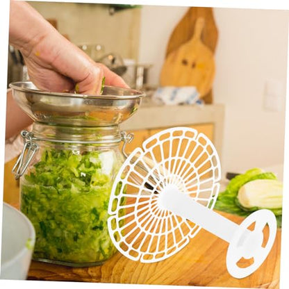 Fermentation Jar Press Tool Pickle Fixer for Wide Mouth Jars Small for Reliable Food Compression for Sauerkraut and Pickling