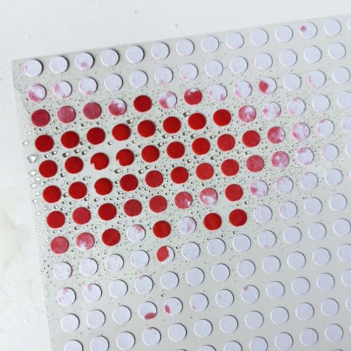 620pcs 0.24 inch Dot Water Sensitive Sticker Turn Red When Got Wet Device Potential Damage Indicator Warranty Void Instruction Liquid Sensor Label - style: 620pcs 6mm