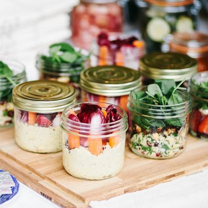 Le Parfait Familia Wiss 16oz (500ml) Wide Mouth Glass Canning Jars – 4PK Made in France, Airtight 2-Piece Lid, Reusable Zero Waste & Eco-Friendly for Kitchen Storage, Meal Prep, Fermentation & Baking - color: 16oz (Set/4)