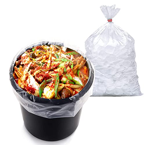 5 Gallon Food Grade Bucket Liner Turkey Brine Bags for Marinating and Brining, Extra Heavy Duty Leak Proof Multifunctional Storage Bags, 10PCS