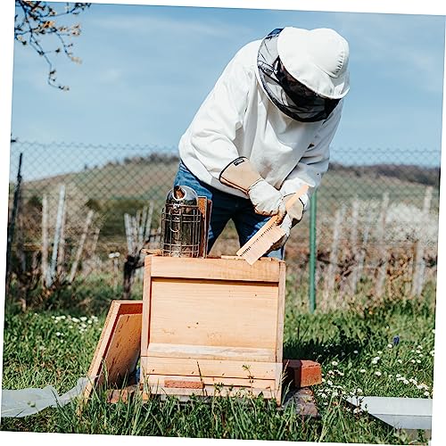 BESPORTBLE Bee Hive Brush Tool Bee Brush j Hook Scraper Beekeeping Tools Set Lightweight Portable for Beekeepers