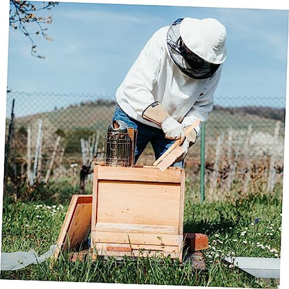 BESPORTBLE Bee Hive Brush Tool Bee Brush j Hook Scraper Beekeeping Tools Set Lightweight Portable for Beekeepers