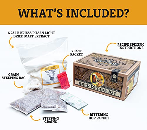 Craft a Brew - Beer Recipe Kit - Brown Ale - Home Brewing Ingredient Refill - Beer Making Supplies - Includes Hops, Yeast, Malts, Extracts - 5 Gallons - color: Brown Ale