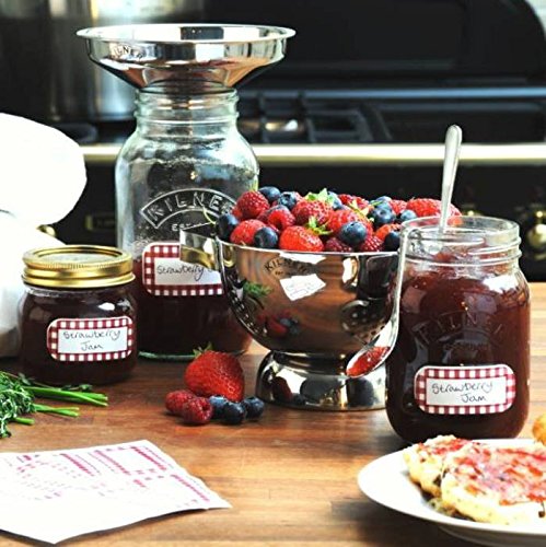 KILNER Stainless Steel Straining Funnel, 1 EA