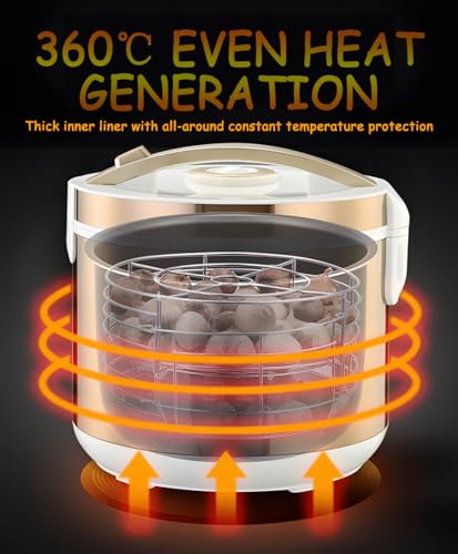 5L Multi-functional Health Fermentation Pot Black Garlic Fermenter 110V Automatic Intelligent Fermenter for Yogurt Enzyme Natto Vinegar Red Wine