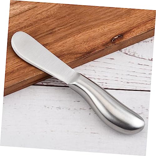 SOLUSTRE Stainless Steel Butter Spreader Knife Cream and Cheese Spatula for Cake Icing and Butter Rust-resistant Kitchen Utensil Suitable for Restaurants and Catering