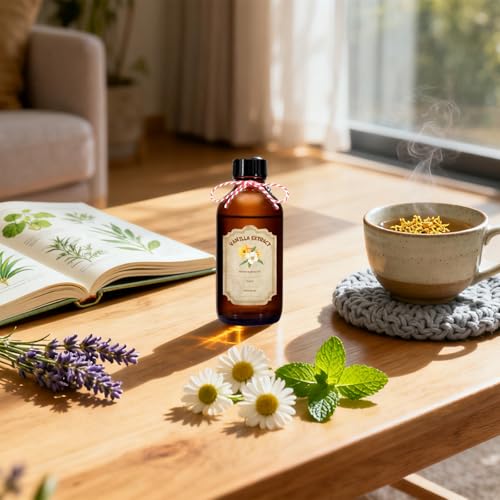 12 Pack 2 Ounce Amber Glass Bottle with Lids Vanilla Extract Homemade Brown Bottle 2 oz and 12Pcs Vanilla Extract Stickers for Syrup Gift Glass - color: Amber 12pcs 2oz