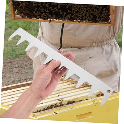 LIOOBO Bee Keeping Equipment Beehive Equipment Spacer Tool Beehive Frame Strip Beehive Frame Spacer Spacing Tool Beekeeper Beekeeping Tool Beehive Tool Beekeeper Tool Stainless Steel