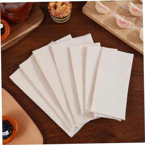 STOBAZA 8pcs Soy Milk Cloth Reusable Cheese Cloths Strainer for Draining Kitchen Dish Rags Cooking