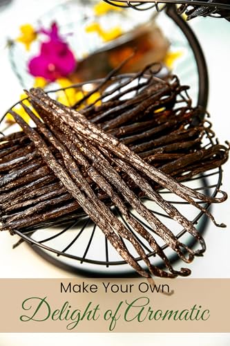 25 Count Organic Madagascar Vanilla Beans – Grade A Bourbon Pods | Gourmet Whole Vanilla Beans for Baking, Cooking, Extract Making | Rich Aroma, Premium Flavor, Non-GMO, Vegan - size: 25 Count (Pack of 1)