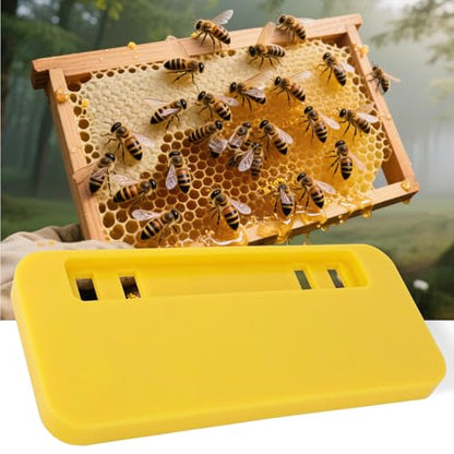 Honey Uncapping Tank Holder, Honey Harvesting Tools, Easy Clean Honey Extractor Tank Bucket Scraper for Beekeeping Hive Frames Cleaning, Fit All 5 or 6 Gallon Bucket