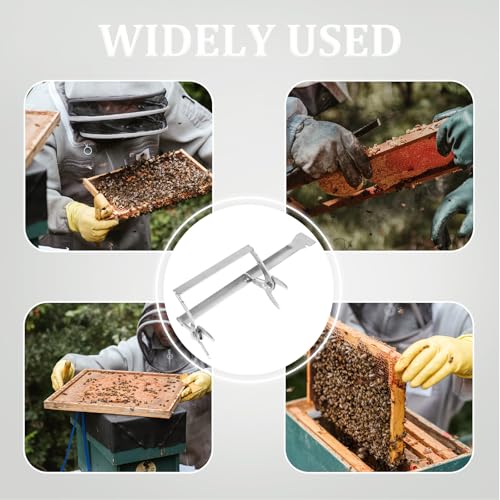 Beehive Frame Grip Clip Metal Frame Lifter Beekeeping Tool with Scraper in Beekeeping Supplies