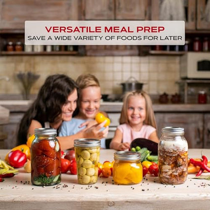 100Pcs Canning Lids Wide Mouth, Premium Mason Jar Lids for Ball, Kerr Jars - Food Grade Material, 100% Fit & Airtight for Wide Mouth Mason Jars (3.38inch/86mm) - size: 3.38inch/86mm