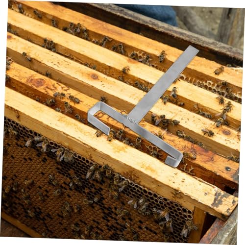 2Pcs Stainless Hive Frame Holder Stand Durable Beekeeping Tool for Frame Support Storage Detachable Design for Easy Cleaning Versatile Beekeeper Accessories