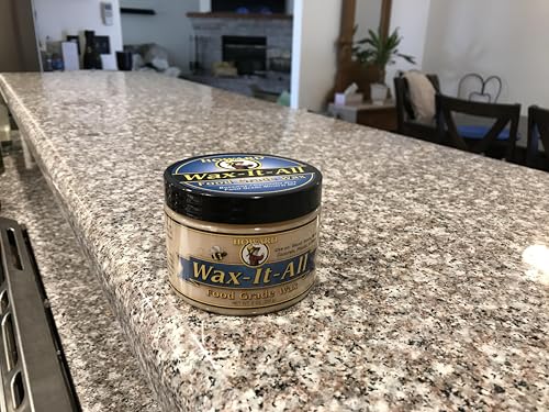 HOWARD WAX-IT-All - Protective Food-Grade Wax, Beeswax Wood Polish: Beautifies and Extends the Finish of Surfaces, Food Grade Beeswax Ideal for Wood, Stone, Metal, Cement, Paint, Plastics, 9 Fl oz - size: 9 Ounce (Pack of 1)