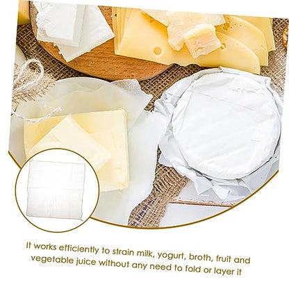 SMASOLO 18pcs Reusable Cheese Cloth for Straining Draining Tofu Making Muslin for Cooking Canning and Baking for Yogurt Oil and Poultry