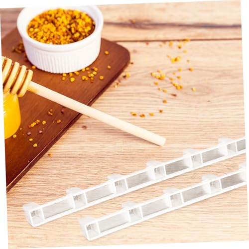 ORFOFE Honeycomb Plastic Spacers for Beehive 10pcs Frame Spacing Strip Bee Hive Frame Spacer Tool Abs