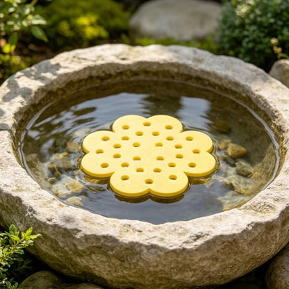 KICHOUSE 5pcs Floating Bee Feeding Island: Floating Beekeeping Waterer Station - Beehive Butterfly Waterer Dispenser EVA Foam Drinker for Bee Drinking Station in Apiary