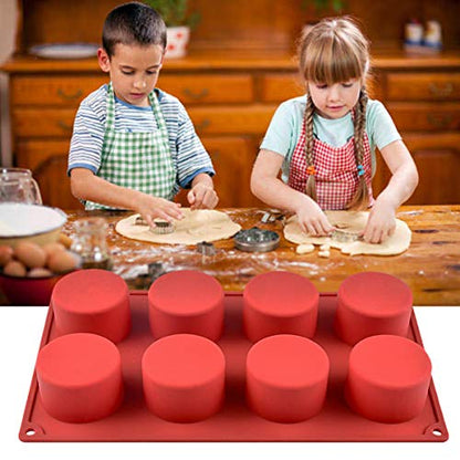 Silicone Round Chocolate Molds, 2 Pack Cylinder Silicone Molds for Candy, Cookie, Cake, Brownie, Pudding, Jello - color: 2 Packs Round Chocolate Covered MJ42