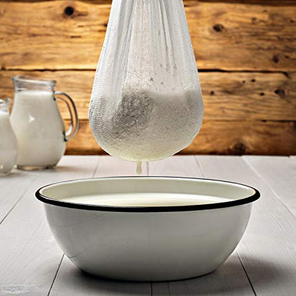 Boao 6 Pcs Soft Muslin Cloth 20 x 12 Inch Butter Muslin Bags, Suit for Straining Fruit, Butter, Wine, Milk Filter in Home