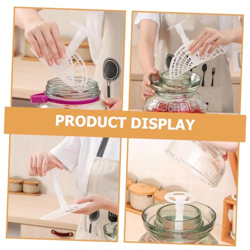 2pcs Pickle Press Tool Set Glass Fermentation Weights for Pickling Vegetables Practical Pickle Jar Pressing Helper for Sauerkraut and Kimchi