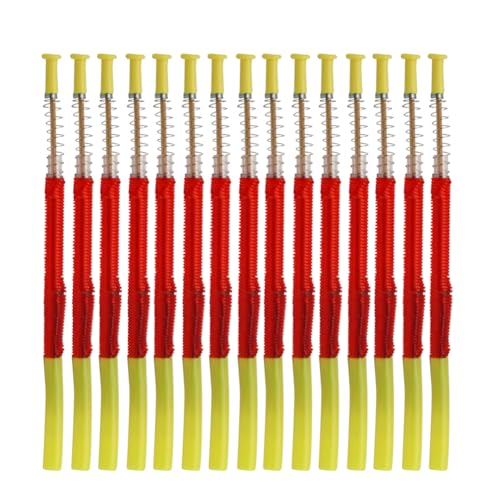 Beekeeping Moving Grafting Needle Tool 15PCS Shift Needle Bee Beekeeper Hive Queen Larva Hive Feeding Tools Apiculture Supplies (Yellow) - color: Yellow