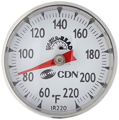 CDN IR220 Cooking Thermometer - size: 1-inch/2.5 cm Magnified Dial