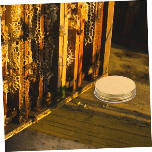 ibasenice 4pcs Beehive Entrance Water Feeder Station Easy to Install Beekeeping Tool for Hive Management and Multifunctional Design Protective Lid for Bee Watering