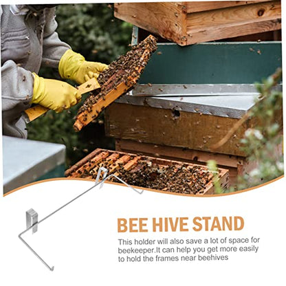 Totority 1pc Beekeeping Frame Holder Convenient Beehive Storage Rack for Beekeepers Space-Saving Apiculture Tool for Garden Farm and Balcony Use