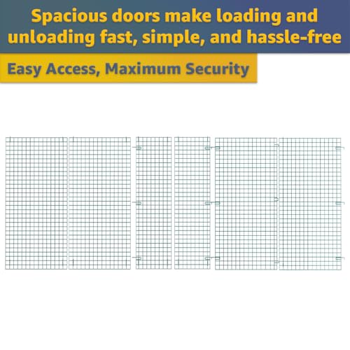 18" x 60" x 61" NSF Commercial Heavy Duty Green Epoxy Wire Security Cage Kit, Metal - color: Green, size: 18" x 60" x 61" Only Security Cage
