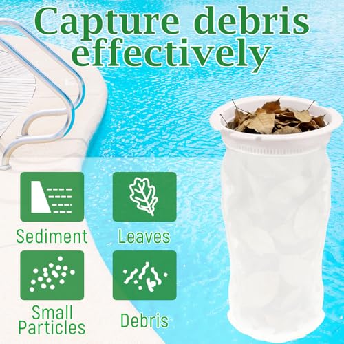 004152451700 600-micron fine mesh Bag, Compatible with Paramount Pool Skimmer Basket Filter, Suitable for Paraskim DDC/EDC Debris Collection Tanks