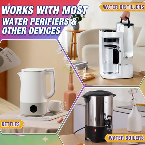 Kettle Descaler Tablet, 20 Packs Water Bottle Cleaning Tablets Removes Hard Water Buildup, Efficient Citric Acid for Kettles Cleaner, Limescale Remover Tablet for Coffee Machines, Garment Steamers
